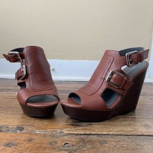 CALVIN KLEIN JAMIE WEDGE SANDALS